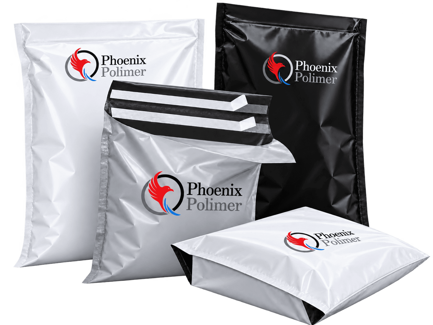 Double-Adhesive-Strip Courier Bags